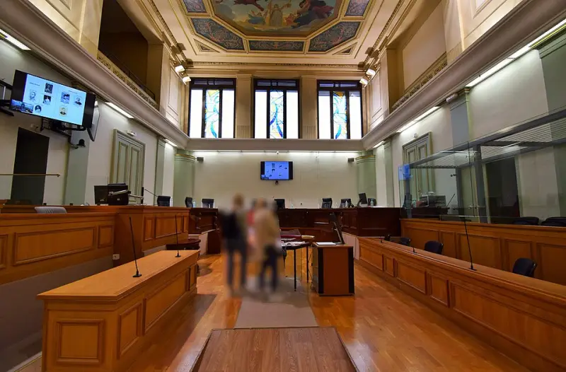 Palais Thiac, Salle d'audience de la cour d'assises